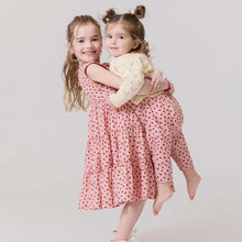 Load image into Gallery viewer, Pink Chicken - Peachy Dress - Pink Tiny Roses
