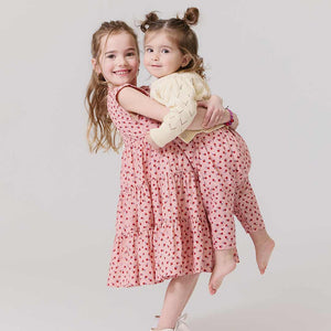 Pink Chicken - Peachy Dress - Pink Tiny Roses