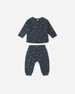 Rylee + Cru - Long Sleeve Tee + Pant Set - Star