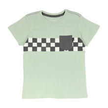 Load image into Gallery viewer, Tiny Whales - Vibe Check  Pocket Tee - Seafoam