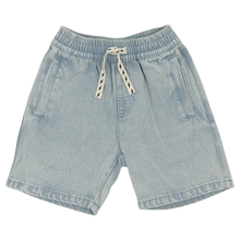 Load image into Gallery viewer, Tiny Whales - Chiller Walk Short - Stone Wash Denim
