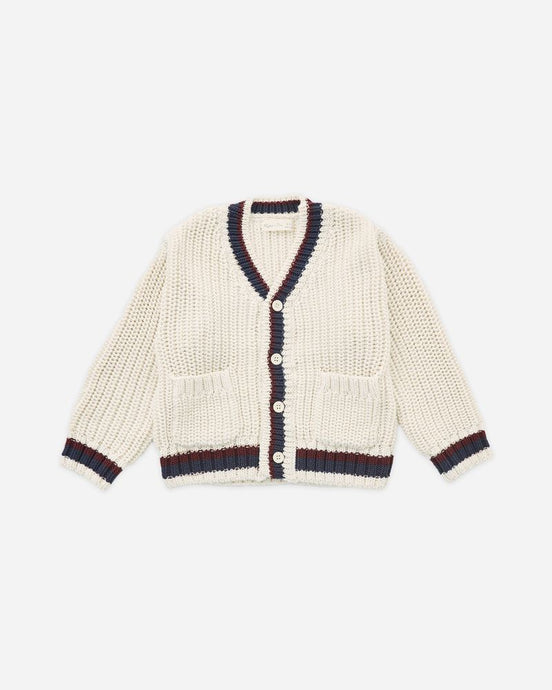 Rylee + Cru - Collegiate Cardigan - Natural