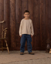 Load image into Gallery viewer, Rylee + Cru - Camden Long Sleeve Tee - Fawn Stripe