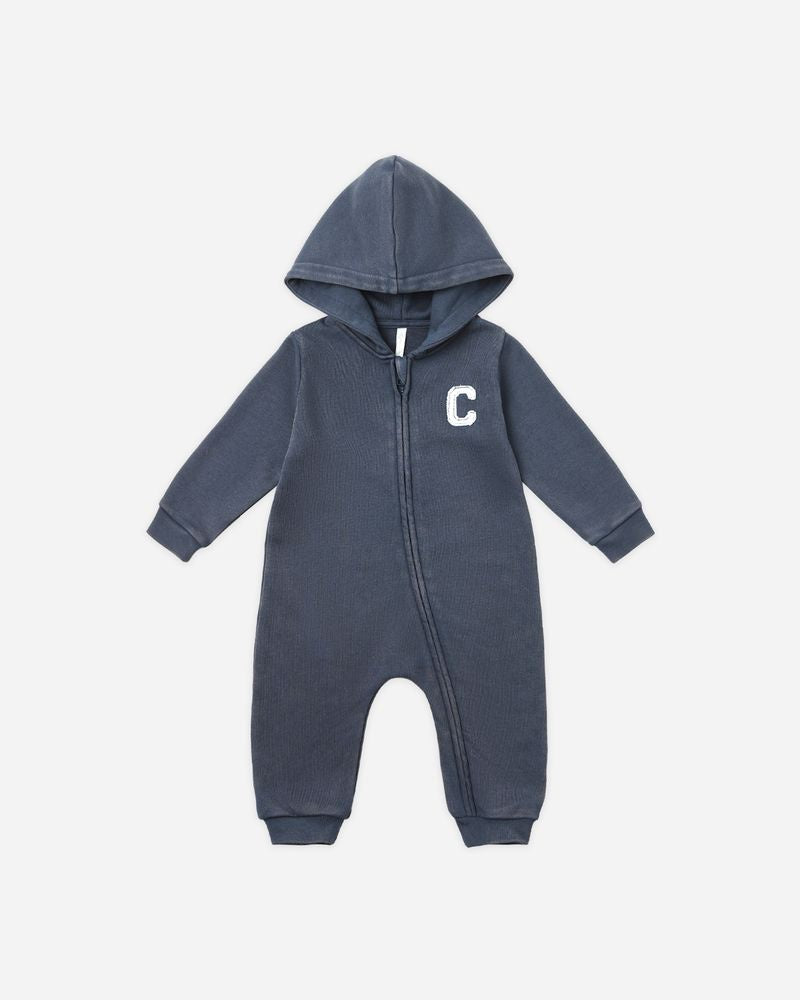 Rylee + Cru - Hooded Jumpsuit - Navy