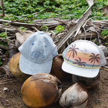 Load image into Gallery viewer, Tiny Whales - Aloha Trucker Hat - Stonewash Denim