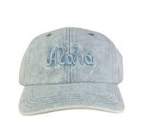 Load image into Gallery viewer, Tiny Whales - Aloha Trucker Hat - Stonewash Denim