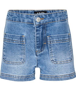 Molo - Amanda Short - Light Blue Denim