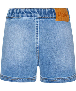 Molo - Amanda Short - Light Blue Denim