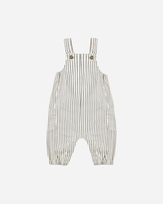 Rylee + Cru - Cargo Baby Overall - Navy Pinstripe