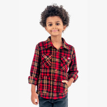 Load image into Gallery viewer, Appaman - Snow Fleece Shirt - Rio Red Plaid