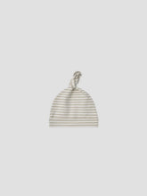 Load image into Gallery viewer, Quincy Mae - Knotted Baby Hat - Ash Stripe