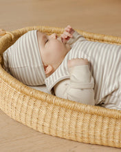 Load image into Gallery viewer, Quincy Mae - Knotted Baby Hat - Ash Stripe