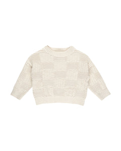 Rylee + Cru - Aspen Sweater - Natural Check