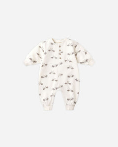 Quincy Mae - Relaxed Fleece Jumpsuit - Bats