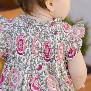 Pink Chicken - Baby Girls Stevie Dress Set - Lisbon Floral