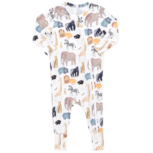 Load image into Gallery viewer, Pink Chicken - Baby Bamboo Romper - Animals of Africa