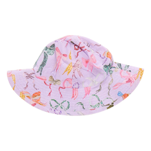 Load image into Gallery viewer, Pink Chicken - Baby Girls Sun Hat - Lavender Watercolor