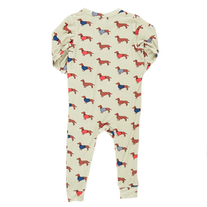 Pink Chicken - Baby Bamboo Romper - Sweater Dogs