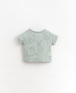 Organic Printed Tee - Balm