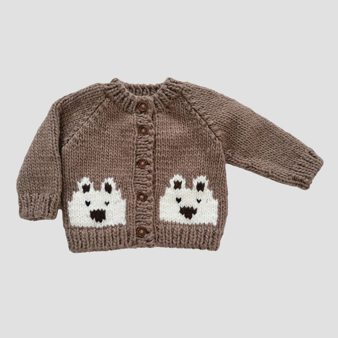 The Blueberry Hill - Bear Cardigan - Tan