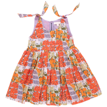 Load image into Gallery viewer, Pink Chicken - Girls Taylor Dress - Berries and Oranges