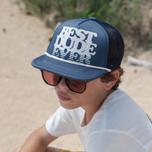 Load image into Gallery viewer, Tiny Whales - Best Dude Ever Trucker Hat  - Navy