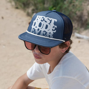 Tiny Whales - Best Dude Ever Trucker Hat  - Navy