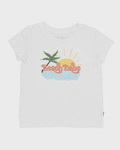 Feather 4 Arrow - Beach Babe Everyday Tee - White