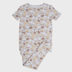 Sweet Bamboo - Big Kid Pajama SS  - S'mores