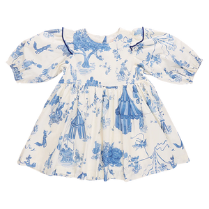 Pink Chicken - Girls Brooke Dress - Blue Circus