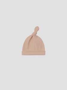 Quincy Mae - Knotted Baby Hat - Blush