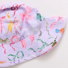 Load image into Gallery viewer, Pink Chicken - Baby Girls Sun Hat - Lavender Watercolor