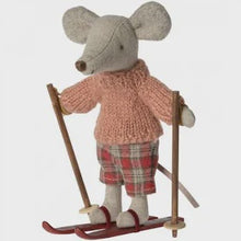 Load image into Gallery viewer, Maileg - Winter Mouse With Ski Set - Big Sister