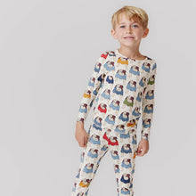 Load image into Gallery viewer, Pink Chicken - Kids Bamboo PJ Set - Bulldogs