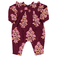 Load image into Gallery viewer, Pink Chicken - Baby Girls Kalani Jumper - Burgundy Bouquet Floral