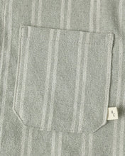 Load image into Gallery viewer, Rylee + Cru - Collared Long Sleeve Shirt - Sage Pinstripe