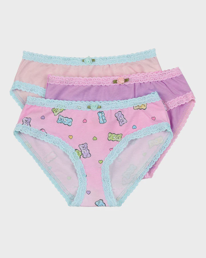 Esme - Candy Bear 3-Pack Panty Set