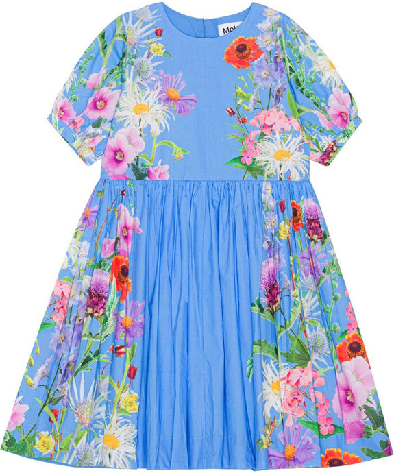 Molo - Casey Organic Dress - Blue Garden
