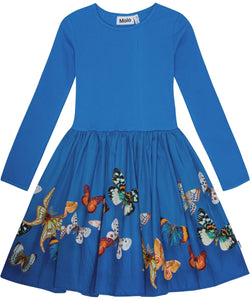 Molo - Casie Organic Dress - Night Butterflies