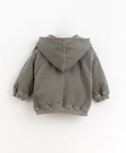 Load image into Gallery viewer, Organic Zip-Up Hooded Jacket - Charcoal
