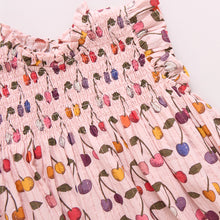 Load image into Gallery viewer, Pink Chicken - Girls Stevie Dress - Cloud Pink Cherry