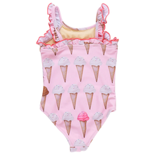 Load image into Gallery viewer, Pink Chicken - Baby Girls Claire Suit - Neapolitan Ice Cream Cones
