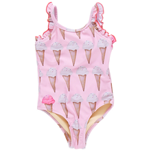 Load image into Gallery viewer, Pink Chicken - Baby Girls Claire Suit - Neapolitan Ice Cream Cones