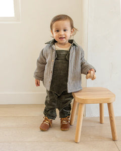 Quincy Mae - Corduroy Baby Overalls - Forest