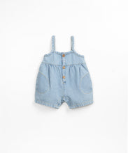 Play Up - Jumpsuit With Coconut Buttons - Denim