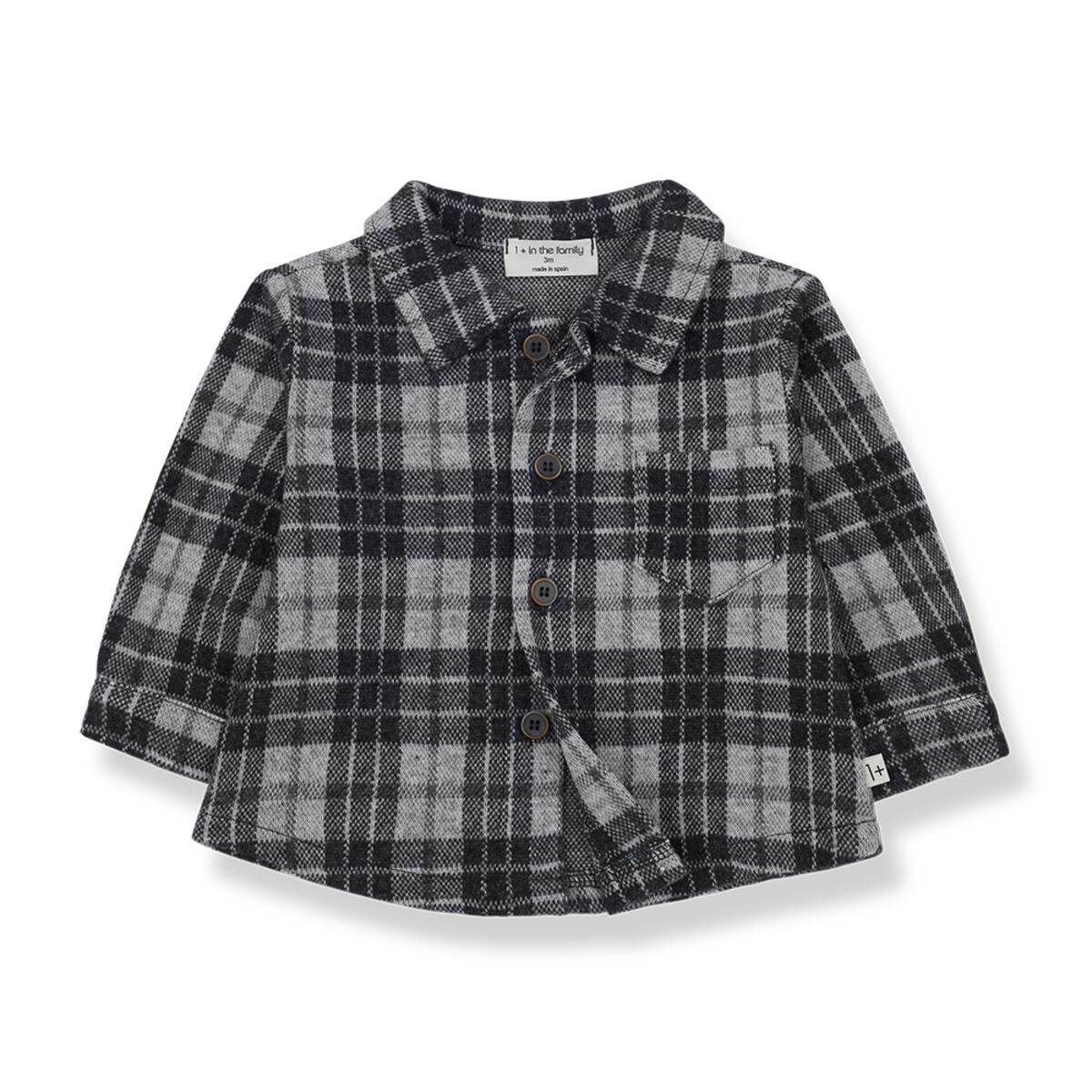 Feather 4 Arrow - Conrat Flannel Shirt - Anthracite