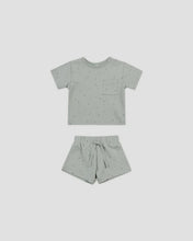 Load image into Gallery viewer, Quincy Mae - Boxy Pocket Tee + Short Set - Sky Constellations