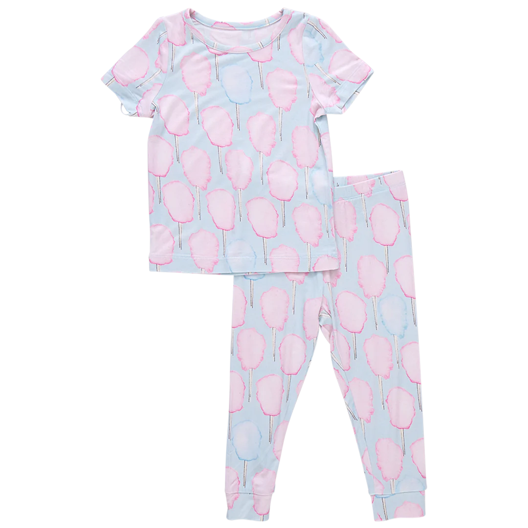 Pink Chicken - Kids Bamboo PJ Set - Cotton Candy