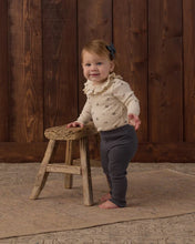 Load image into Gallery viewer, Rylee + Cru - Ruffle  Collar Bodysuit - Natural Ditsy