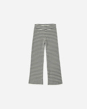 Load image into Gallery viewer, Rylee + Cru - Flare Rib Knit Pant - Midnight Stripe